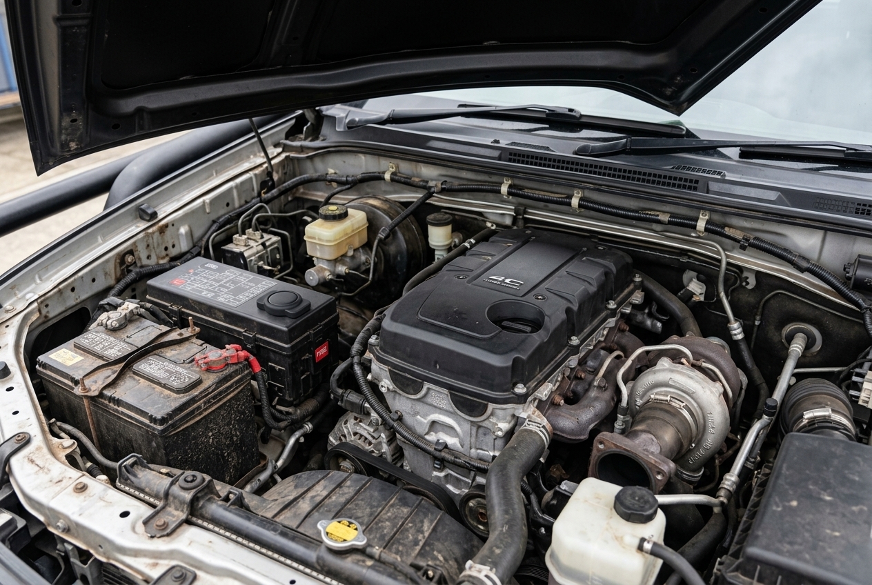 Tracksy hidden engine bay