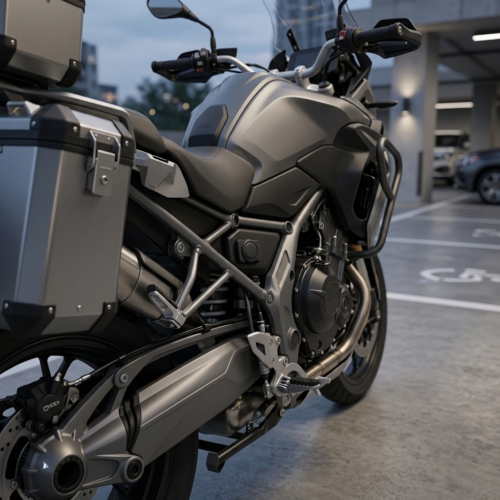 Tracksy used on motorbikes